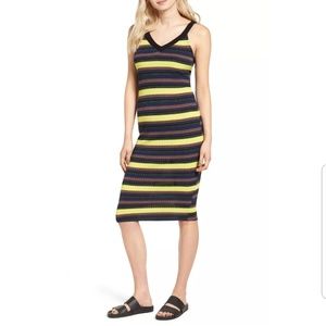 NWOT Jungle Stripe Midi Tank Dress